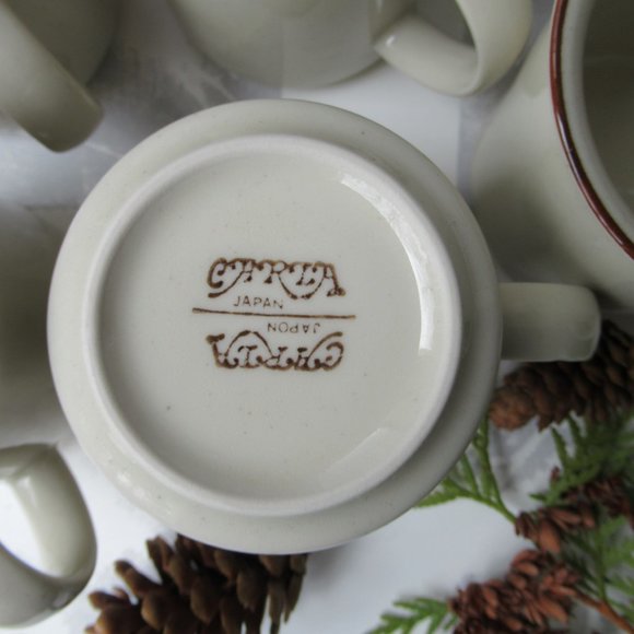 Stoneware 6 Mugs by Carla, Japan - Picture 13 of 13